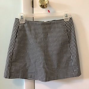 Urban Outfitters checkered miniskirt